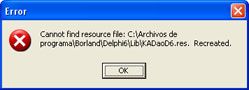 AjpdSoft Instalar componentes Delphi - Resource recreado